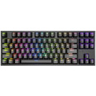 Tastatura Gaming Genesis THOR 404 TKL Black RGB Gateron Yellow Pro Switch Mecanica