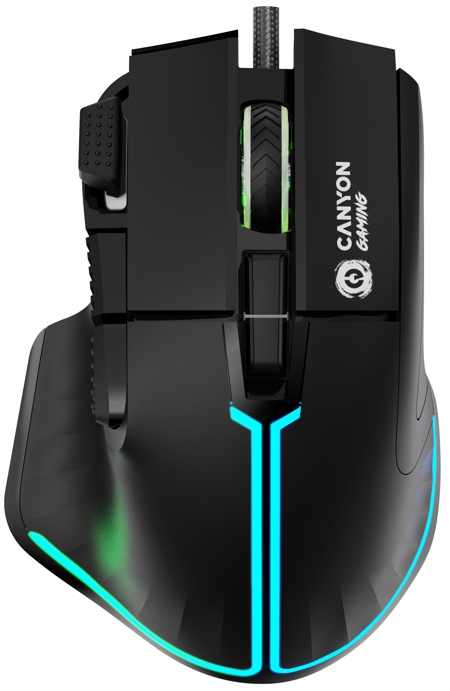 Mouse Gaming Canyon GM-636 Fortnax RGB Black