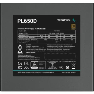 Deepcool PL650D V2, 80+ Bronze, 650W