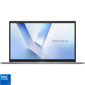 Laptop ASUS 15.6 Vivobook 15 X1504VA, FHD, Procesor Intel® Core™ 5 120U (12M Cache, up to 5.00 GHz), 16GB DDR4, 512GB SSD, Intel Graphics, No OS, Cool Silver