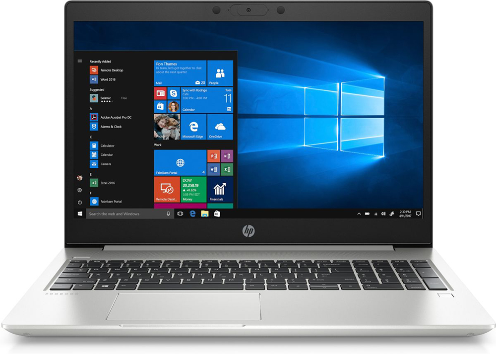 Laptop HP 15.6'' ProBook 450 G7, FHD, Procesor Intel® Core™ i5-10210U (6M Cache, up to 4.20 GHz), 8GB DDR4, 256GB SSD, GMA UHD, Win 10 Pro, Silver